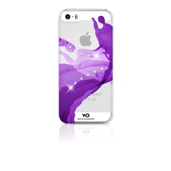 White Diamonds WHITE-DIAMONDS Crystal Cover Liquids Lila iPhone5/5s/SE ryhmässä ÄLYPUHELIMET JA TABLETIT / Puhelimen suojakotelo / Apple / iPhone 5/5S/SE / Suoja @ TP E-commerce Nordic AB (38-38777)