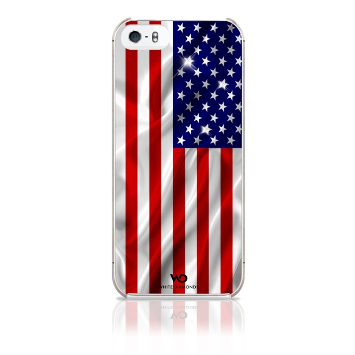 White Diamonds WHITE-DIAMONDS Skal iPhone 5/5s/SE Flagga US ryhmässä ÄLYPUHELIMET JA TABLETIT / Puhelimen suojakotelo / Apple / iPhone 5/5S/SE / Suoja @ TP E-commerce Nordic AB (38-38800)