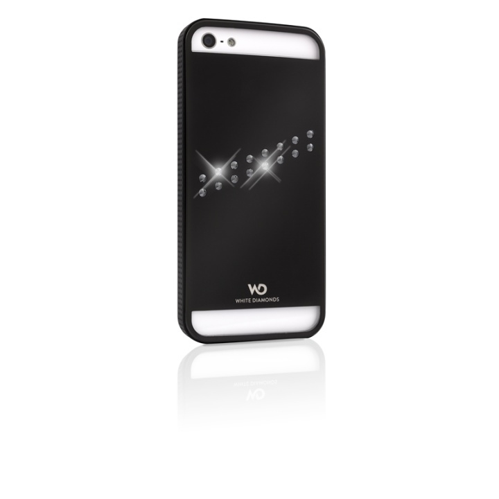White Diamonds WHITE-DIAMONDS Skal Metal iPhone 5/5s/SE Stream Svart ryhmässä ÄLYPUHELIMET JA TABLETIT / Puhelimen suojakotelo / Apple / iPhone 5/5S/SE / Suoja @ TP E-commerce Nordic AB (38-38852)