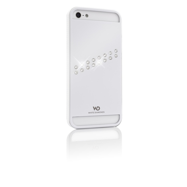 White Diamonds WHITE-DIAMONDS Skal Metal iPhone 5/5s/SE Stream Vit ryhmässä ÄLYPUHELIMET JA TABLETIT / Puhelimen suojakotelo / Apple / iPhone 5/5S/SE / Suoja @ TP E-commerce Nordic AB (38-38853)