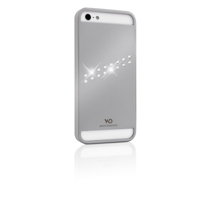 White Diamonds WHITE-DIAMONDS Suojakuori iPhone 5/5s/SE Silver ryhmässä ÄLYPUHELIMET JA TABLETIT / Puhelimen suojakotelo / Apple / iPhone 5/5S/SE / Suoja @ TP E-commerce Nordic AB (38-38856)