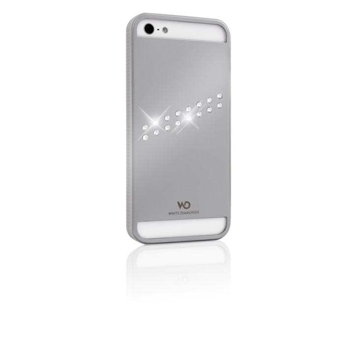 White Diamonds WHITE-DIAMONDS Skal Metal iPhone 5/5s/SE Stream Silver ryhmässä ÄLYPUHELIMET JA TABLETIT / Puhelimen suojakotelo / Apple / iPhone 5/5S/SE / Suoja @ TP E-commerce Nordic AB (38-38856)