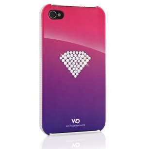 White Diamonds WHITE-DIAMONDS Rainbow Pink Cover to iPhone 4 4s ryhmässä ÄLYPUHELIMET JA TABLETIT / Puhelimen suojakotelo / Apple / iPhone 4/4S / Suoja @ TP E-commerce Nordic AB (38-38871)