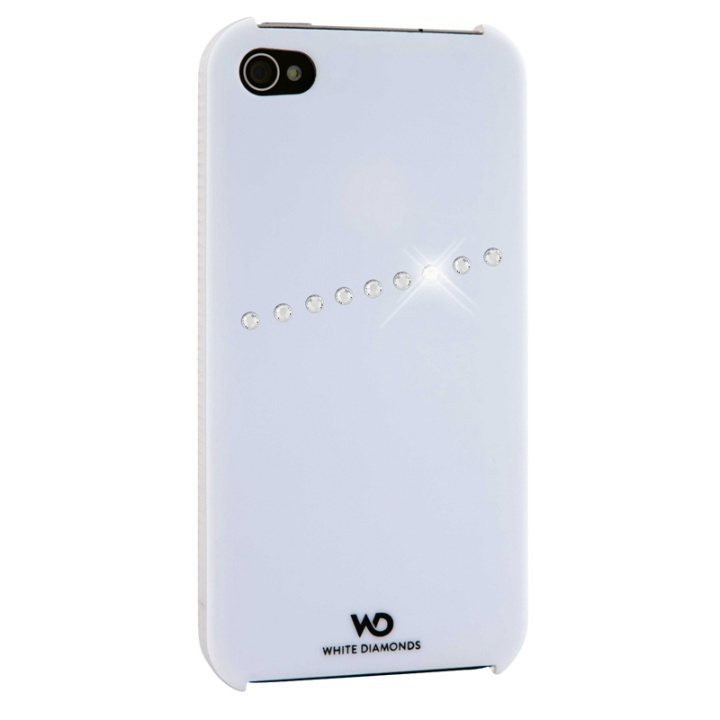 White Diamonds WHITE-DIAMONDS Sash Vit iPhone 4s Skal ryhmässä ÄLYPUHELIMET JA TABLETIT / Puhelimen suojakotelo / Apple / Vanhemmat Apple-mallit @ TP E-commerce Nordic AB (38-38886)
