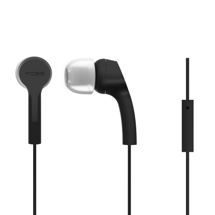 KOSS Kuuloke KEB9i In-Ear Mic Black ryhmässä KODINELEKTRONIIKKA / Ääni & Kuva / Kuulokkeet & Tarvikkeet / Kuulokkeet @ TP E-commerce Nordic AB (38-39012)