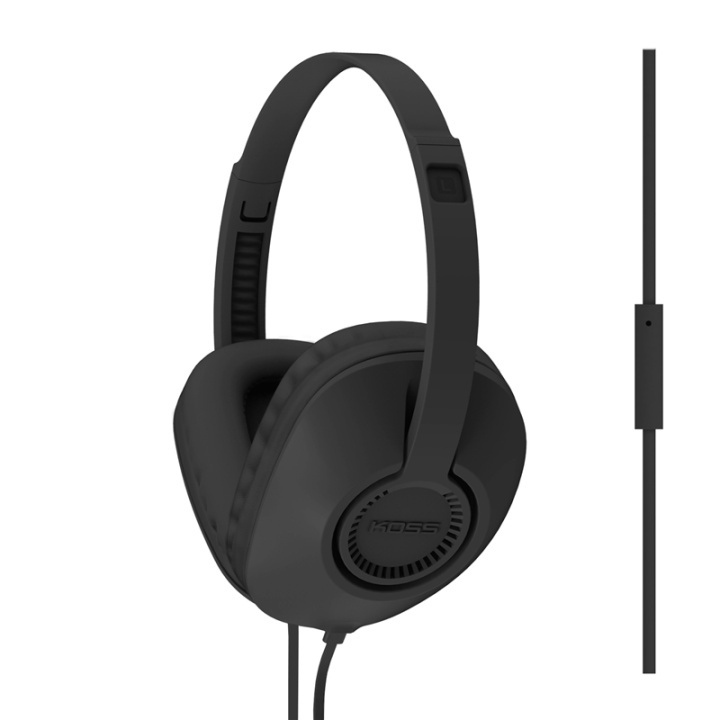 Koss Kuuloke UR23i Over-Ear Mic Black ryhmässä KODINELEKTRONIIKKA / Ääni & Kuva / Kuulokkeet & Tarvikkeet / Kuulokkeet @ TP E-commerce Nordic AB (38-39021)