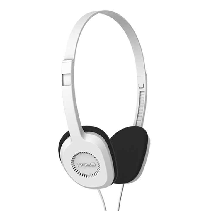 KOSS Kuuloke KPH8W On-Ear White ryhmässä KODINELEKTRONIIKKA / Ääni & Kuva / Kuulokkeet & Tarvikkeet / Kuulokkeet @ TP E-commerce Nordic AB (38-39031)