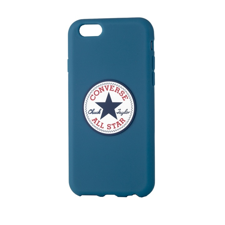 CONVERSE Case Silicone iPhone 6/7/8/SE Blue ryhmässä ÄLYPUHELIMET JA TABLETIT / Puhelimen suojakotelo / Apple / iPhone 6/6S / Suoja @ TP E-commerce Nordic AB (38-39067)