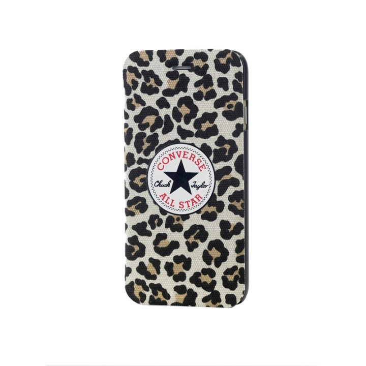 CONVERSE Case Canvas iPhone 6/7/8/SE Leopard ryhmässä ÄLYPUHELIMET JA TABLETIT / Puhelimen suojakotelo / Apple / iPhone 6/6S / Kotelo @ TP E-commerce Nordic AB (38-39071)