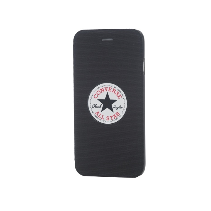 Converse Mobilfodral Canvas iPhone 6 Plus Svart ryhmässä ÄLYPUHELIMET JA TABLETIT / Puhelimen suojakotelo / Apple / iPhone 6 Plus/6S Plus / Kotelo @ TP E-commerce Nordic AB (38-39076)