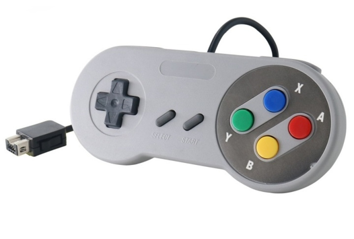 Handkontroll till SNES Classic Mini ryhmässä KODINELEKTRONIIKKA / Pelikonsolit & Tarvikkeet / Nintendo SNES Classic Mini @ TP E-commerce Nordic AB (38-39798)