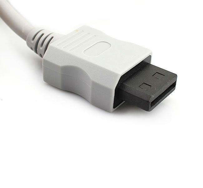 Komponenttikaapeli Wii/Wii U:lle (harmaa) ryhmässä KODINELEKTRONIIKKA / Pelikonsolit & Tarvikkeet / Nintendo Wii @ TP E-commerce Nordic AB (38-4003)