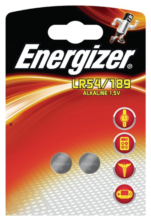 Energizer Alkaliparisto LR54 | 1.5 V | 2 - Läpipainopakkaus ryhmässä KODINELEKTRONIIKKA / Paristot & Laturit / Akut / Nappiparistot @ TP E-commerce Nordic AB (38-40435)