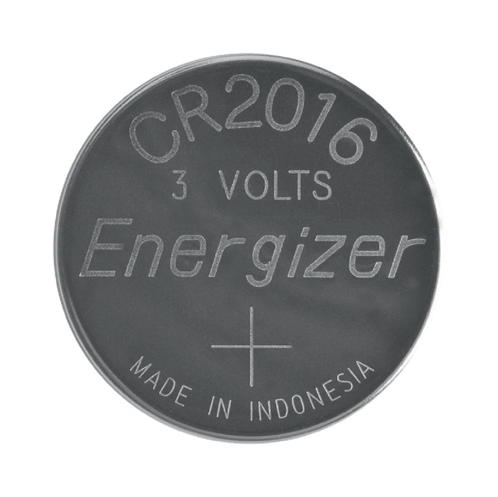 Energizer Litiumnappiparisto CR2016 | 3 V DC | 100 mAh | 2 - Läpipainopakkaus | Hopea ryhmässä KODINELEKTRONIIKKA / Paristot & Laturit / Akut / Nappiparistot @ TP E-commerce Nordic AB (38-40467)
