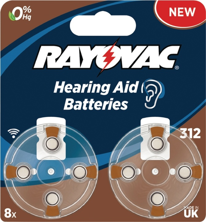 Rayovac Sinkki-Ilma Paristo PR41 1.4 V 8-Blisteri ryhmässä KODINELEKTRONIIKKA / Paristot & Laturit / Akut / Paristot kuulolaitteisiin @ TP E-commerce Nordic AB (38-41616)