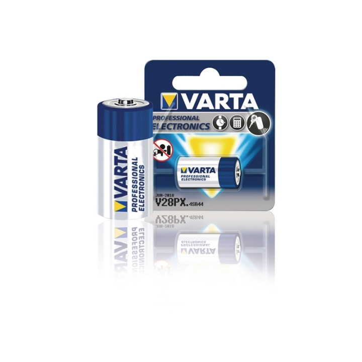 Varta Hopeaoksidi Paristo 4SR44 6.2 V 145 mAh 1-Blisteri ryhmässä KODINELEKTRONIIKKA / Paristot & Laturit / Ladattavat paristot / Muut @ TP E-commerce Nordic AB (38-41963)