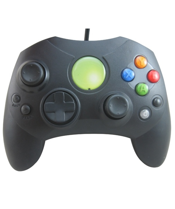 Xbox Handkontroll (Svart) ryhmässä KODINELEKTRONIIKKA / Pelikonsolit & Tarvikkeet / Xbox @ TP E-commerce Nordic AB (38-4226)