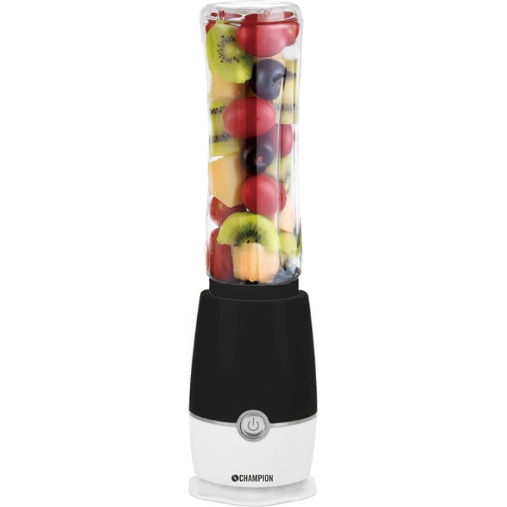 Champion Smoothie Maker 180W SM110 musta/valkoinen ryhmässä KOTI, TALOUS JA PUUTARHA / Kodinkoneet / Yleiskoneet ja monitoimikoneet / Tehosekoittimet @ TP E-commerce Nordic AB (38-42783)