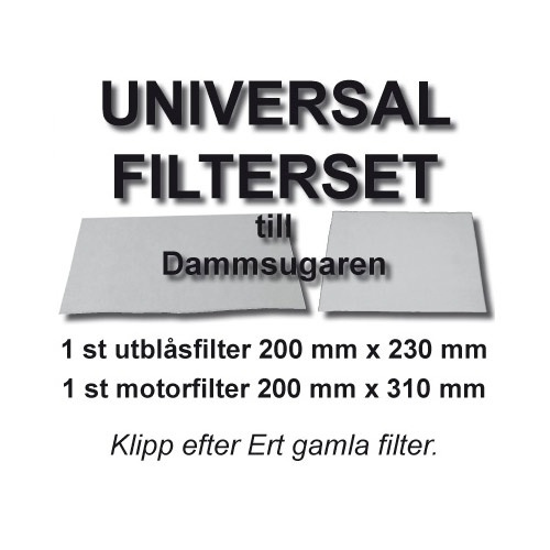 Champion Klippfilterset Universal ryhmässä KOTI, TALOUS JA PUUTARHA / Siivoustuotteet / Imurit & Tarvikkeet / Tarvikkeet / Suodattimet @ TP E-commerce Nordic AB (38-42836)