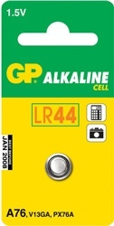 GP LR44 1,5V 1-pack ryhmässä KODINELEKTRONIIKKA / Paristot & Laturit / Akut / Nappiparistot @ TP E-commerce Nordic AB (38-43439)