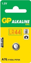 GP LR44 1.5V 1-pack 1-pack ryhmässä KODINELEKTRONIIKKA / Paristot & Laturit / Akut / Nappiparistot @ TP E-commerce Nordic AB (38-43439)