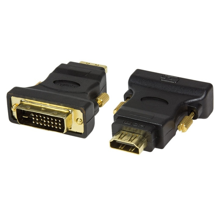 LogiLink HDMI naaras -> DVI-D uros ryhmässä KODINELEKTRONIIKKA / Kaapelit & Sovittimet / HDMI / Sovittimet @ TP E-commerce Nordic AB (38-43814)