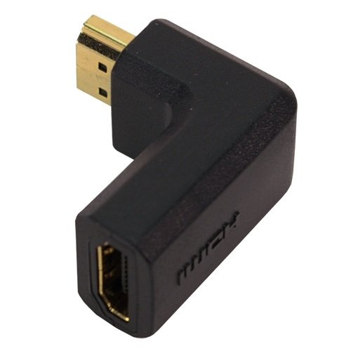 LogiLink Vinklad HDMI-adapter Ha -> ho ryhmässä KODINELEKTRONIIKKA / Kaapelit & Sovittimet / HDMI / Sovittimet @ TP E-commerce Nordic AB (38-43815)