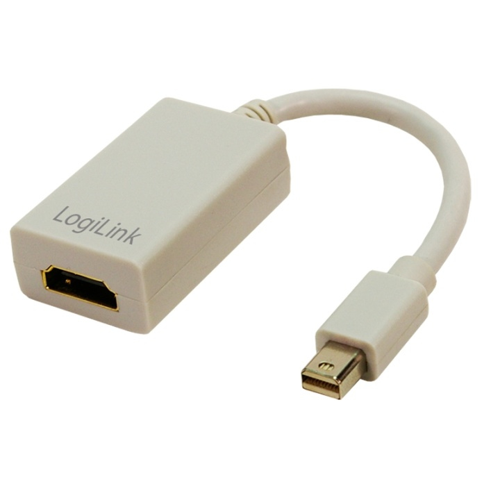 LogiLink Mini DisplayPort 1.1 -> HDMI ryhmässä TIETOKOONET & TARVIKKEET / Kaapelit & Sovittimet / DisplayPort / Sovittimet @ TP E-commerce Nordic AB (38-43829)
