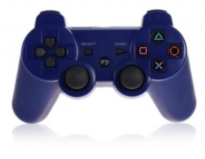Trådlös handkontroll till PS3 med Bluetooth & DoubleShock 3, Blå ryhmässä KODINELEKTRONIIKKA / Pelikonsolit & Tarvikkeet / Sony PlayStation 3 @ TP E-commerce Nordic AB (38-4448)