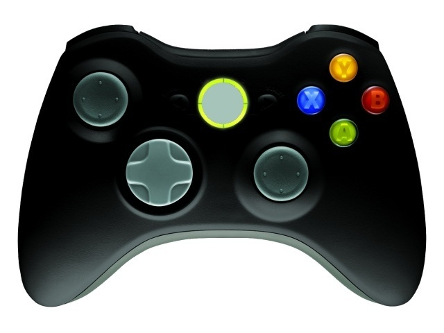 Trådlös handkontroll till Xbox 360 (Svart) ryhmässä KODINELEKTRONIIKKA / Pelikonsolit & Tarvikkeet / Xbox 360 @ TP E-commerce Nordic AB (38-4466)