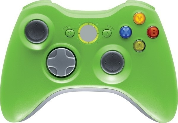 Trådlös handkontroll till Xbox 360 (Grön) ryhmässä KODINELEKTRONIIKKA / Pelikonsolit & Tarvikkeet / Xbox 360 @ TP E-commerce Nordic AB (38-4468)