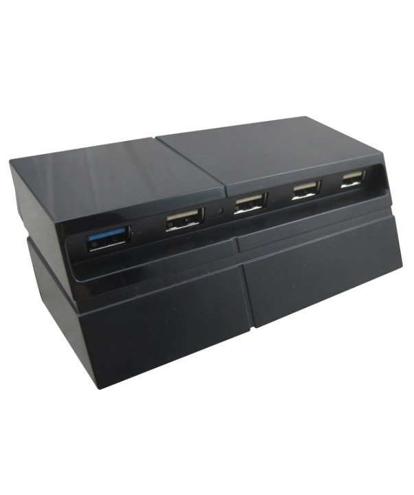 USB-hubi PlayStation 4:lle (5 porttia) ryhmässä KODINELEKTRONIIKKA / Pelikonsolit & Tarvikkeet / Sony PlayStation 4 / Tarvikkeet @ TP E-commerce Nordic AB (38-4597)