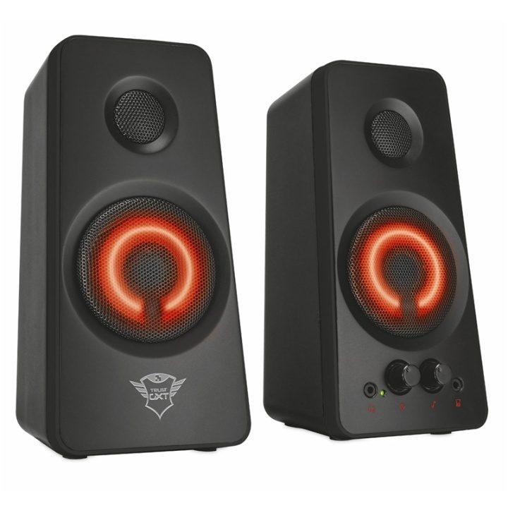 Trust GXT 608 LED 2.0 Gaming-kaiutin ryhmässä TIETOKOONET & TARVIKKEET / Tietokonetarvikkeet / Kaiuttimet @ TP E-commerce Nordic AB (38-46122)