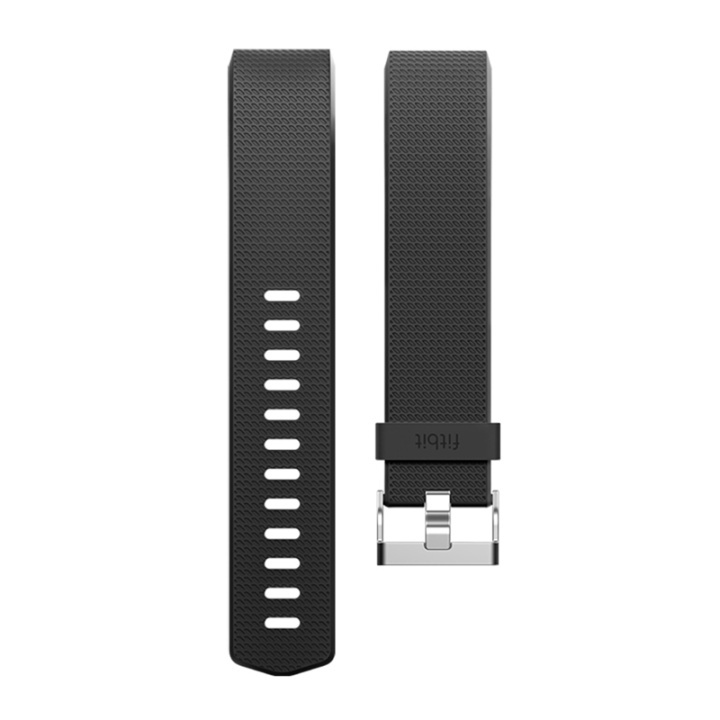 Fitbit Charge 2 Armband Black Small ryhmässä URHEILU, VAPAA-AIKA JA HARRASTUS / Urheilu- ja sykekellot / Tarvikkeet @ TP E-commerce Nordic AB (38-46291)