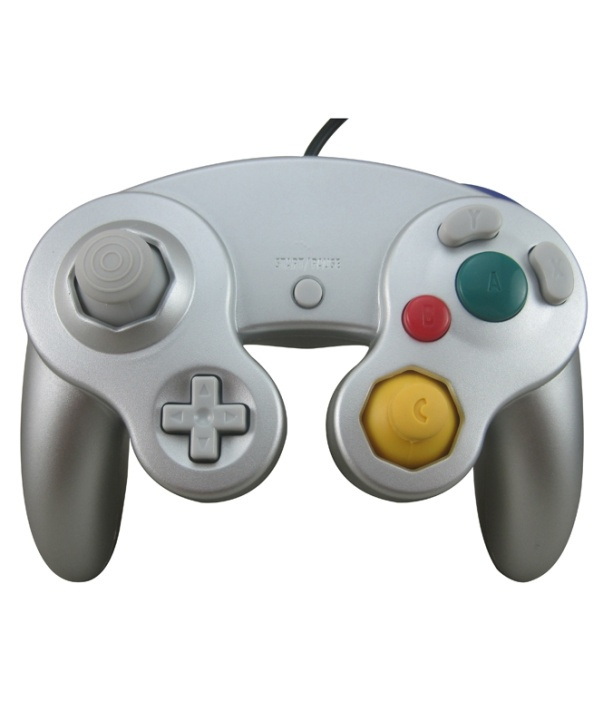 Ohjain Nintendo GameCube (Silver) ryhmässä KODINELEKTRONIIKKA / Pelikonsolit & Tarvikkeet / Nintendo GameCube @ TP E-commerce Nordic AB (38-4669)