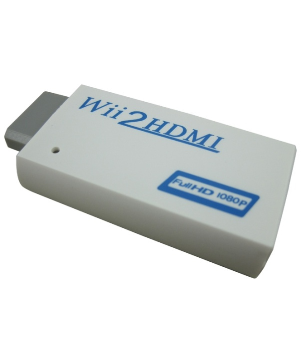Wii till HDMI-adapter, 1080P Full-HD ryhmässä KODINELEKTRONIIKKA / Pelikonsolit & Tarvikkeet / Nintendo Wii @ TP E-commerce Nordic AB (38-4687)