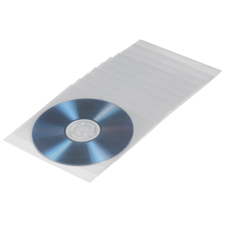 HAMA CD DVD-Ficka I PP Transparent 100-pack ryhmässä KODINELEKTRONIIKKA / Tallennusvälineet / CD/DVD/BD-levyt / CD/DVD säilytys @ TP E-commerce Nordic AB (38-47288)