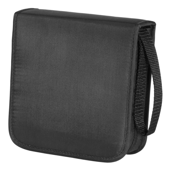 Hama CD-Väska Nylon Svart för 40 CD ryhmässä KODINELEKTRONIIKKA / Tallennusvälineet / CD/DVD/BD-levyt / CD/DVD säilytys @ TP E-commerce Nordic AB (38-47290)