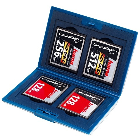 Hama Minneskortsväska Silver Compact Flash 4 Kort ryhmässä KODINELEKTRONIIKKA / Valokuvat & Videot / Valokuvauslaitteet / Muut @ TP E-commerce Nordic AB (38-47325)