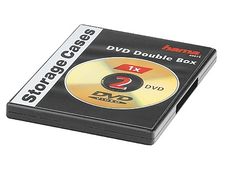 HAMA DVD Double Jewel box sort 5pak ryhmässä KODINELEKTRONIIKKA / Tallennusvälineet / CD/DVD/BD-levyt / CD/DVD säilytys @ TP E-commerce Nordic AB (38-47343)