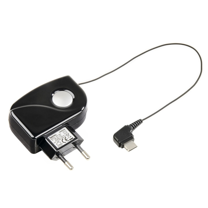 Hama Laddare 220V MicroUSB Rollup Svart ryhmässä ÄLYPUHELIMET JA TABLETIT / Laturit & Kaapelit / Seinälaturi / Seinälaturi microUSB @ TP E-commerce Nordic AB (38-47439)