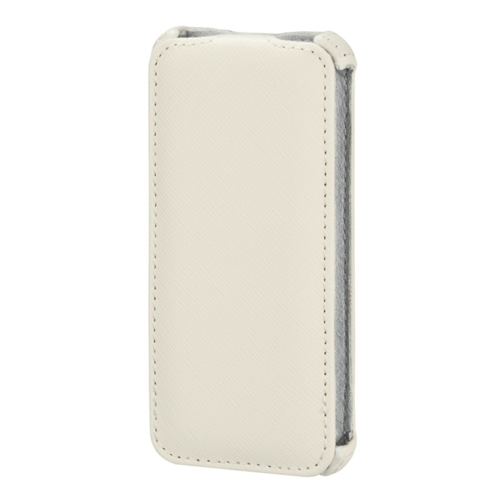 Hama Mobilväska Flip-Front iPhone 5/5s/SE Vit ryhmässä ÄLYPUHELIMET JA TABLETIT / Puhelimen suojakotelo / Apple / iPhone 5/5S/SE / Kotelo @ TP E-commerce Nordic AB (38-47650)