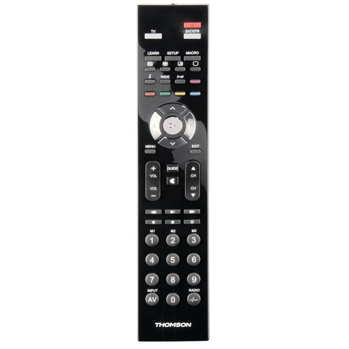 Thomson Kauko-ohjain 2in1 Black Universal ryhmässä KODINELEKTRONIIKKA / Ääni & Kuva / TV & Tarvikkeet / Kaukosäätimet @ TP E-commerce Nordic AB (38-47700)