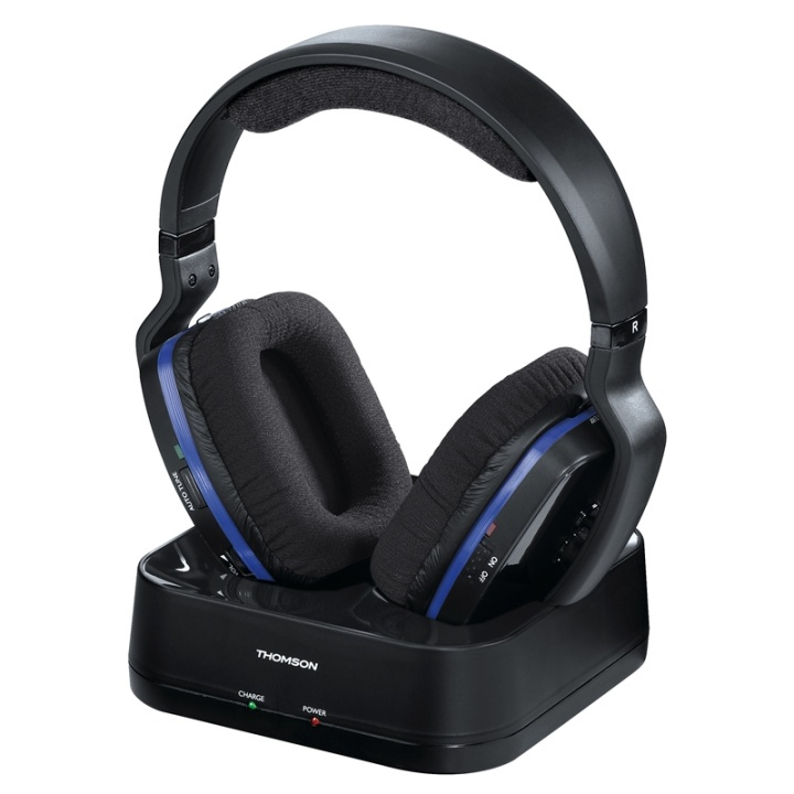 Thomson WHP3311 Over-Ear Wireless 100m Black ryhmässä KODINELEKTRONIIKKA / Ääni & Kuva / Kuulokkeet & Tarvikkeet / Kuulokkeet @ TP E-commerce Nordic AB (38-47705)