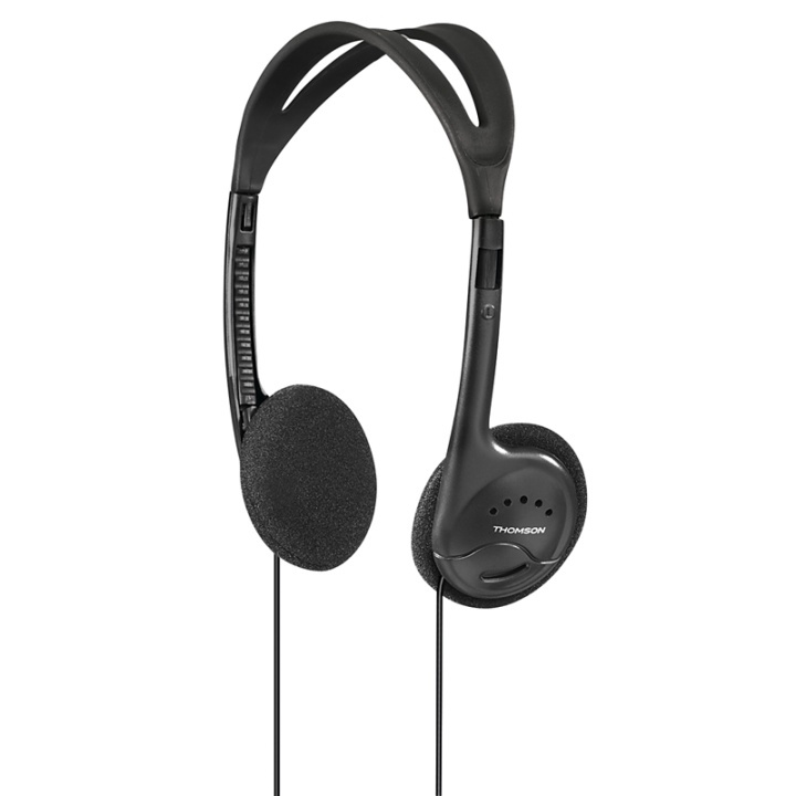 Thomson HED1115 On-Ear Black ryhmässä KODINELEKTRONIIKKA / Ääni & Kuva / Kuulokkeet & Tarvikkeet / Kuulokkeet @ TP E-commerce Nordic AB (38-47719)