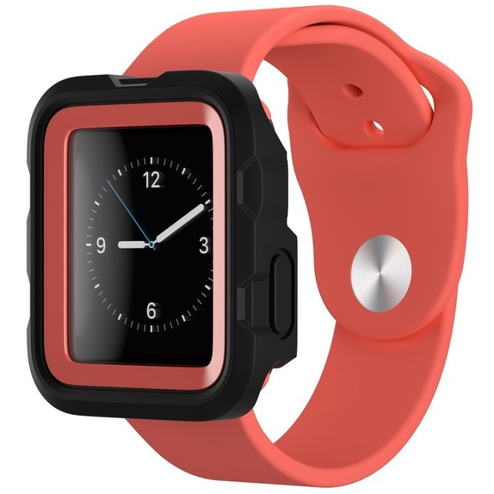 GRIFFIN Survivor Tactical Case Apple Watch 38mm Coral ryhmässä ÄLYPUHELIMET JA TABLETIT / Urheilu, koti ja vapaa-aika / Apple Watch & tarvikkeet / Tarvikkeet @ TP E-commerce Nordic AB (38-47822)