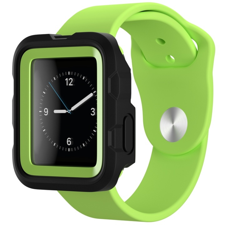GRIFFIN Survivor Tactical Case Apple Watch 38mm Green ryhmässä ÄLYPUHELIMET JA TABLETIT / Urheilu, koti ja vapaa-aika / Apple Watch & tarvikkeet / Tarvikkeet @ TP E-commerce Nordic AB (38-47823)
