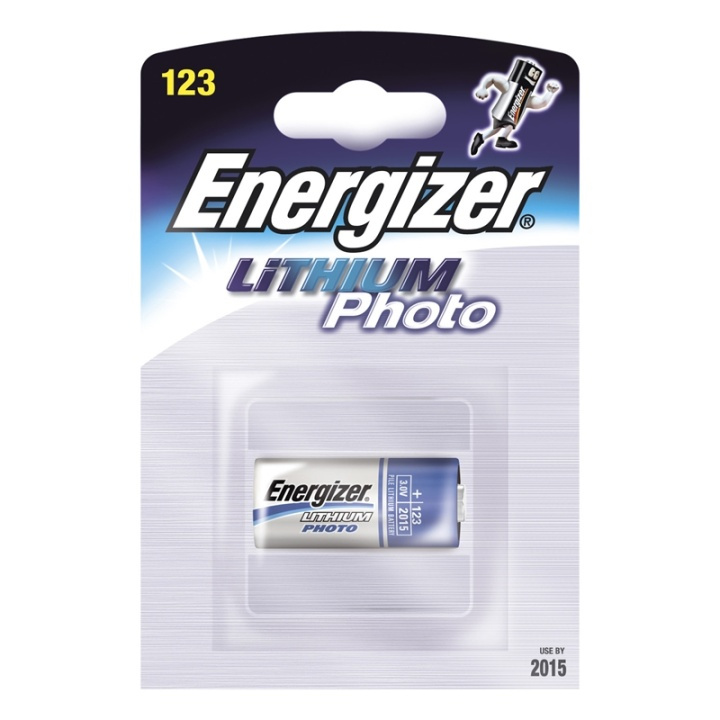 ENERGIZER Foto Lithium 123 1-pack ryhmässä KODINELEKTRONIIKKA / Paristot & Laturit / Akut / Muut @ TP E-commerce Nordic AB (38-47905)