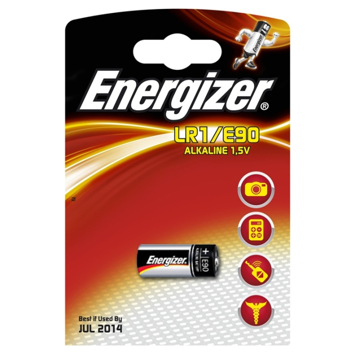 ENERGIZER LR1-E90 1-pack ryhmässä KODINELEKTRONIIKKA / Paristot & Laturit / Akut / Muut @ TP E-commerce Nordic AB (38-47910)