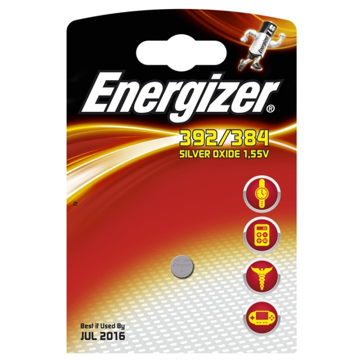 Energizer Batteri LR41 392/384 1-pack ryhmässä KODINELEKTRONIIKKA / Paristot & Laturit / Akut / Nappiparistot @ TP E-commerce Nordic AB (38-47916)